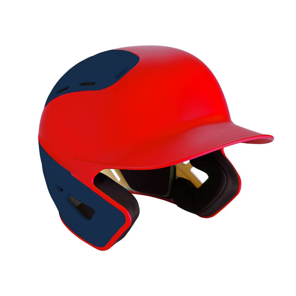 Panske Prilba Mizuno B6 Baseball Batting Červené/Námornícka Modrá Vypredaj DVOE36947